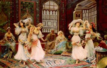 Arab or Arabic people and life. Orientalism oil paintings  506